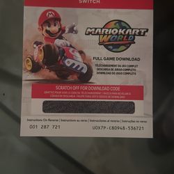 Mario kart World Digital 