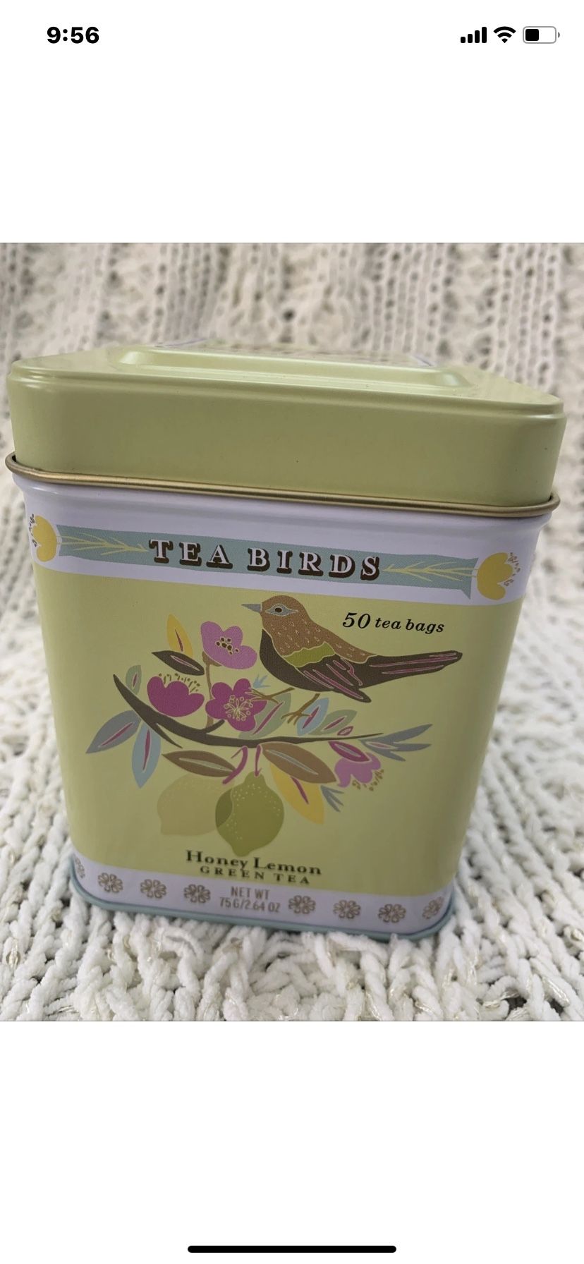 TEA BIRDS LEMON HONEY GREEN TEA
