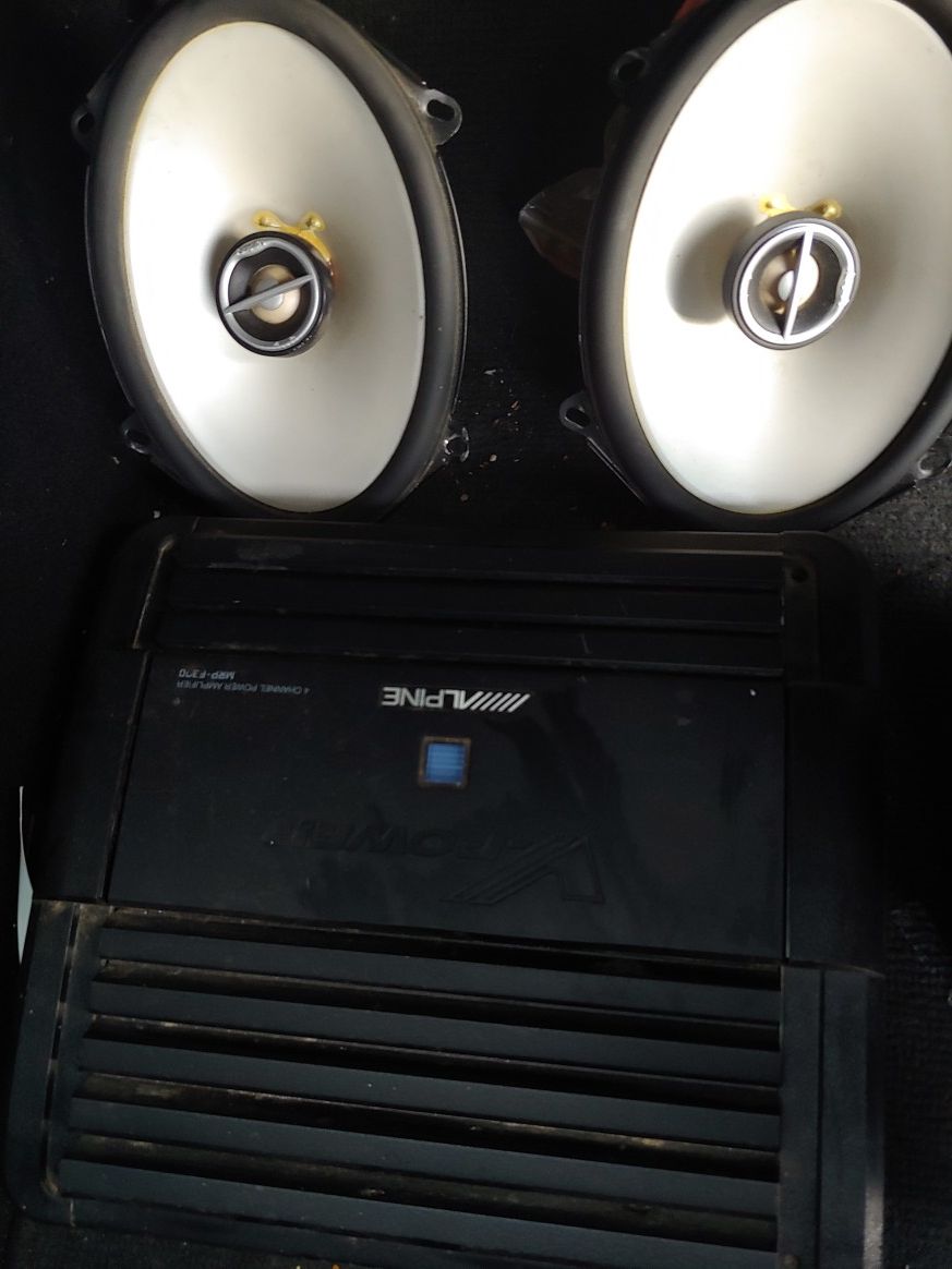 Car audio alpine punch infinity