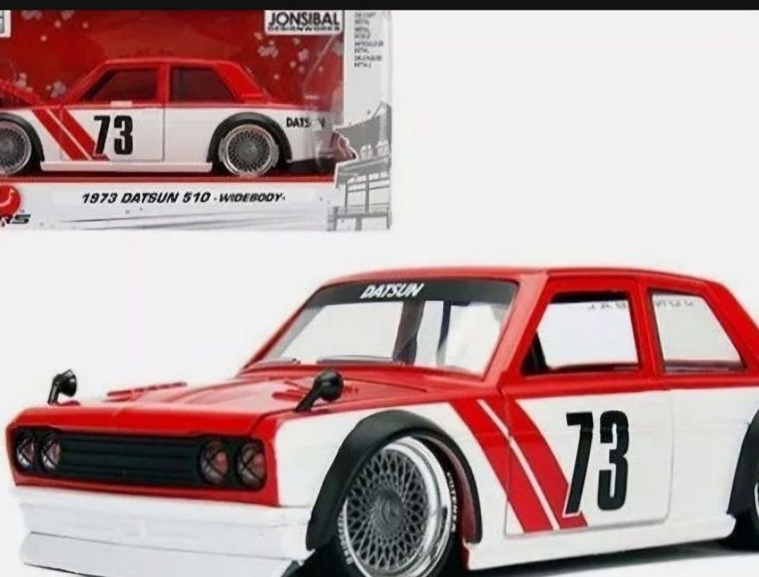 Jada Toys 1:24 Scale JDM Tuners • 1973 Datsun 510 Widebody