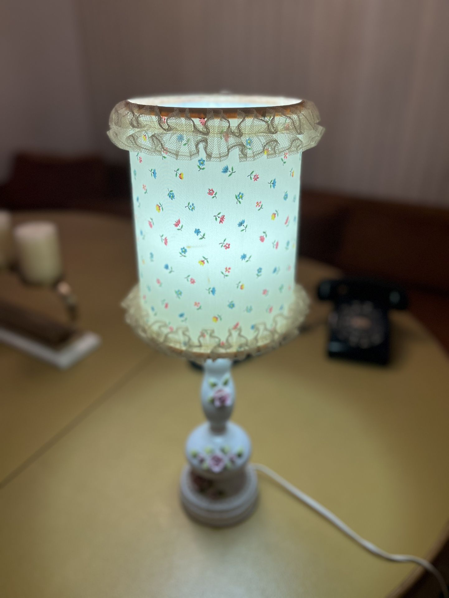 Antique Porcelain Lamp