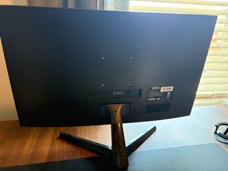 ONN Black Computer Monitor with Stand
