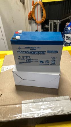 12 Volt Battery For Mower, Power Wheel Etc