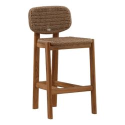 New modern designer outdoor counter height stool, teakwood outdoor counter height stool