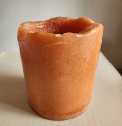 Pier 1 Candle Orange Color Peach Scent 