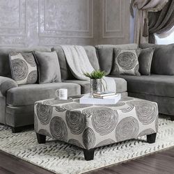 Brand New Elegant Bonaventura Super Plush Microfiber Sectional 