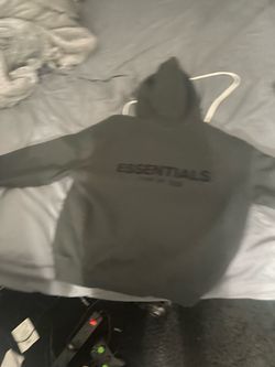 Black essentials hoodie