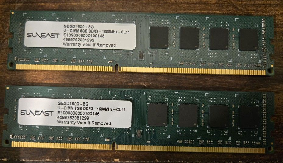 Suneast 16GB (2x8GB) RAM
