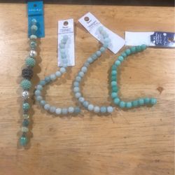 Bundle- (4) Beaded Strands