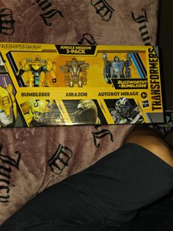Transformers Jungle Mission 3 Pk. Sells From $54- 100