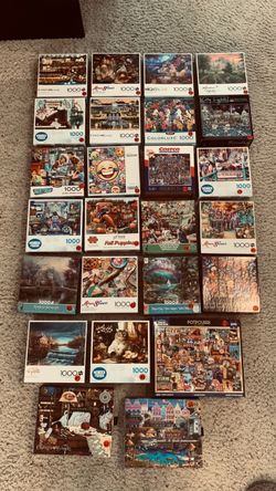 1000 Piece Puzzles, For $5.00 Each
