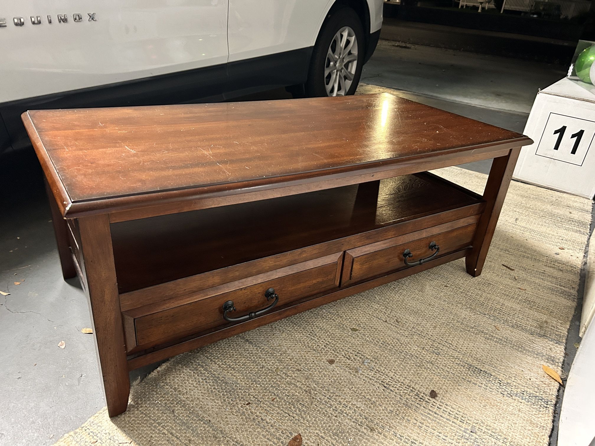 Dark Wood Coffee Table