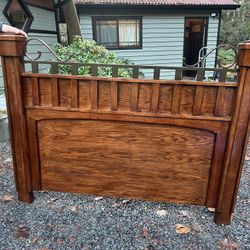 Solid Wood Bed Frame