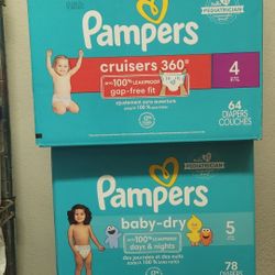 Pampers 6,5,4,4