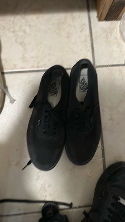 Black vans shoes