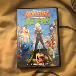 DreamWorks Monsters Vs Aliens DVD
