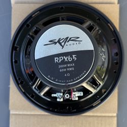 Skar Audio RPX65 6.5” 2-Way Coaxial Car Speaker – 200W Max / 60W RMS – Single