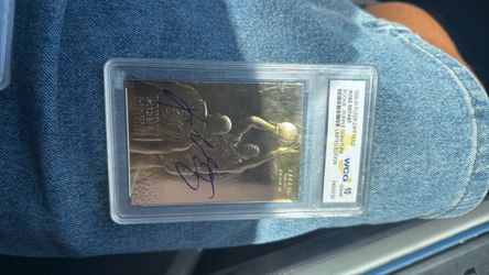 Kobe Bryant 1996-97 Fleer 23KT Gold Rookie Card Signed