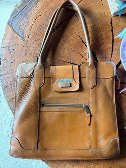 Vintage leather hand bag