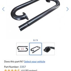 VW Bug J-Tubes, Up-Right Engines, Black