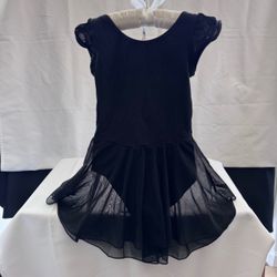 Girls size 6 Black Ballet Dance Leotard Dress
