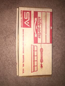 Slide Sorter SMITH-VICTOR Model SS-1