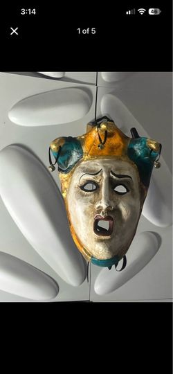 Venetian Jester Decorative Wall Mask