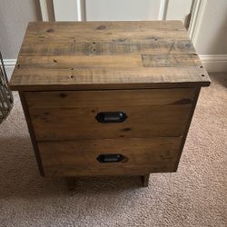 Ashley’s Furniture 2 Drawer Wood Dresser 