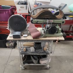 Central Machinery Belt Sander & Delta Disc Sander 