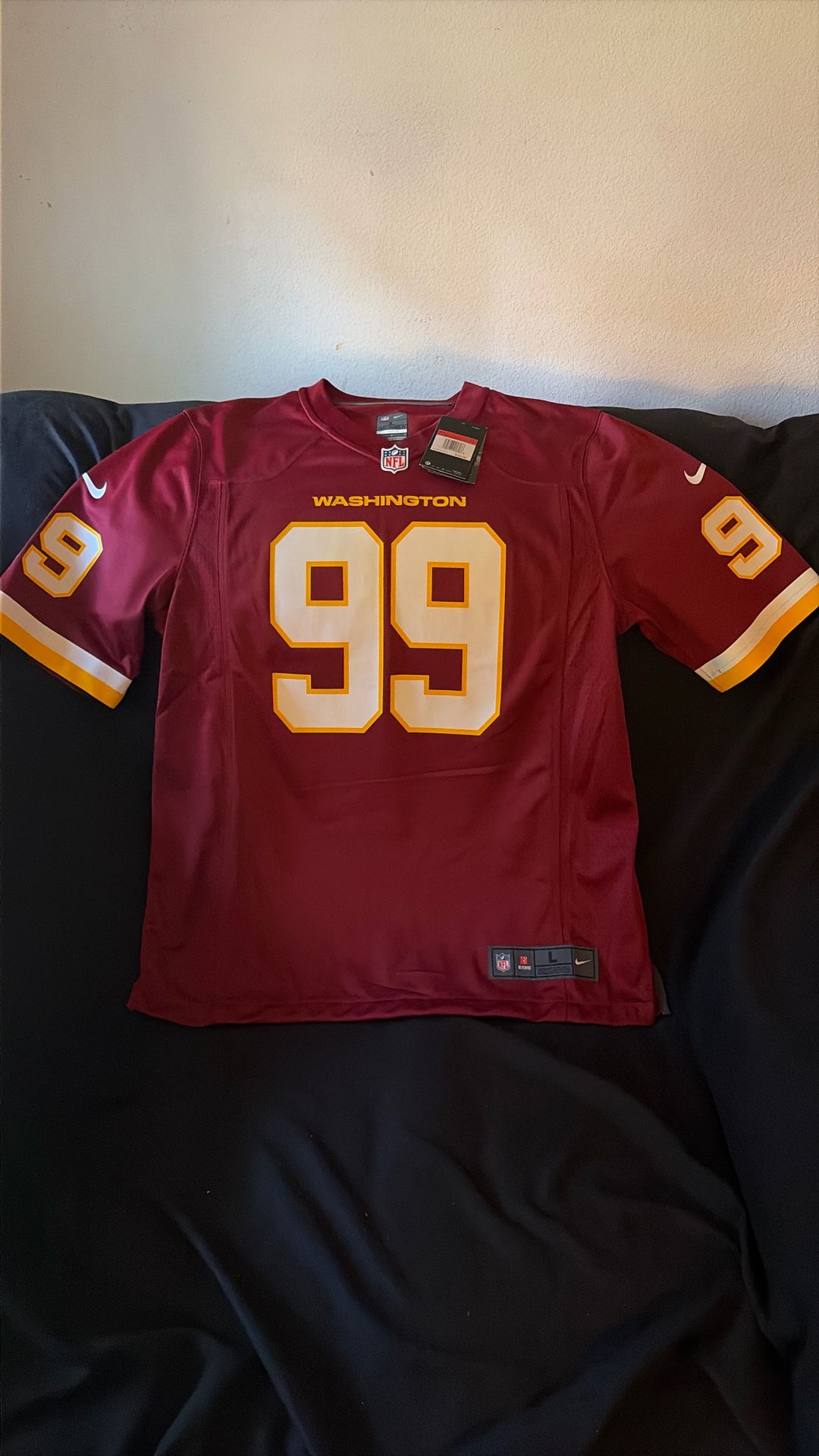 NFL Washington Football Chase Young Jersey Sz.L