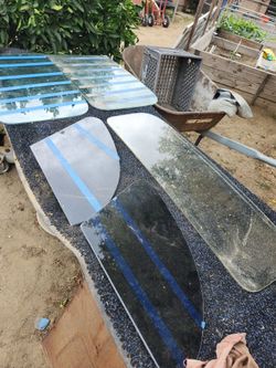 1939 chevy front glass . Rear window. 2 rear side glass