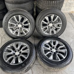 20’ Silverado Tahoe Suburban Rst Wheels Tires 6 Lug