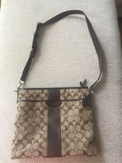 Coach bag with matching wristlet. Excellent condition.