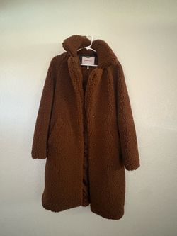 TeddyBear Faux Fur Long Coat :) Size Small
