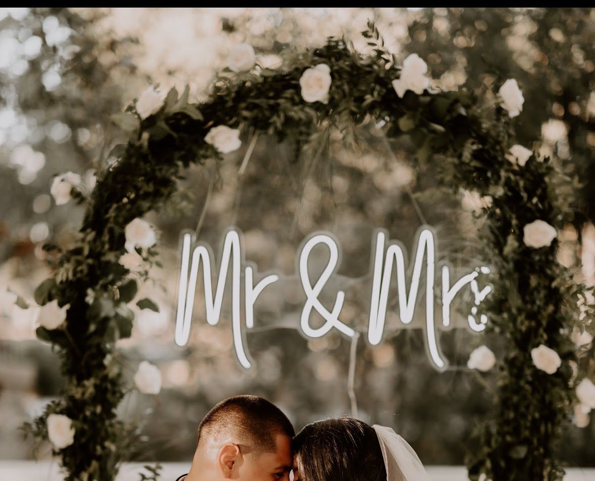Mr And Mrs Neon Sign