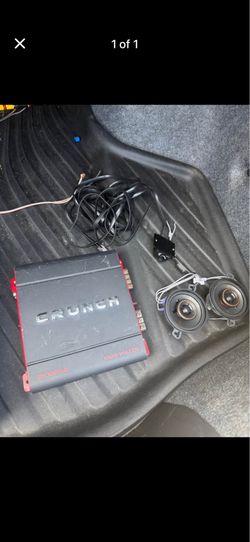 Church amp 1000w/bass knob. Hifonics/ kiker speakers 31/2”