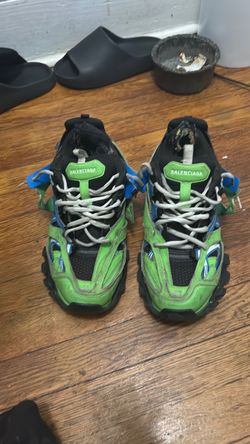 Balenciaga Track Sneakers Green Blue