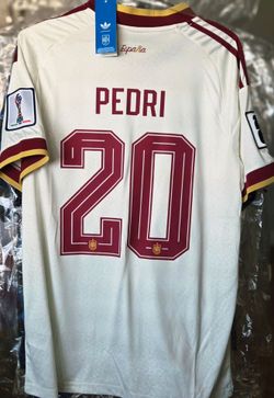 Spain Pedri #20 Away Soccer Jersey