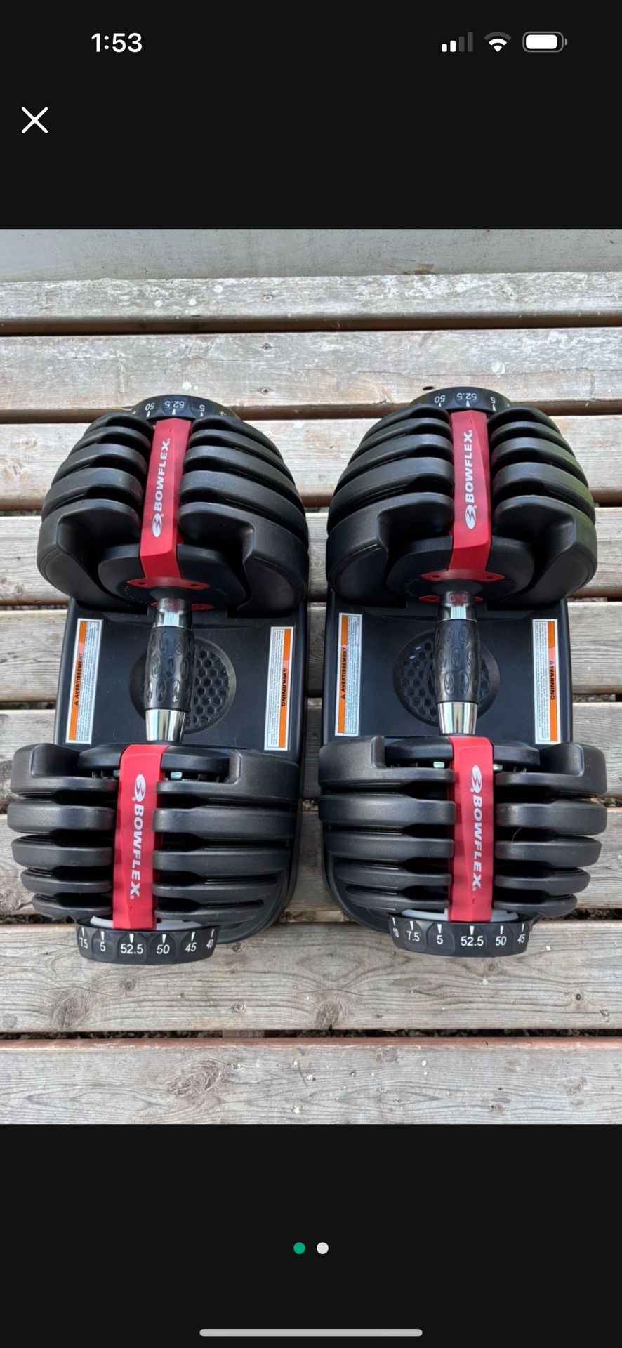 Bowflex Dumbbells