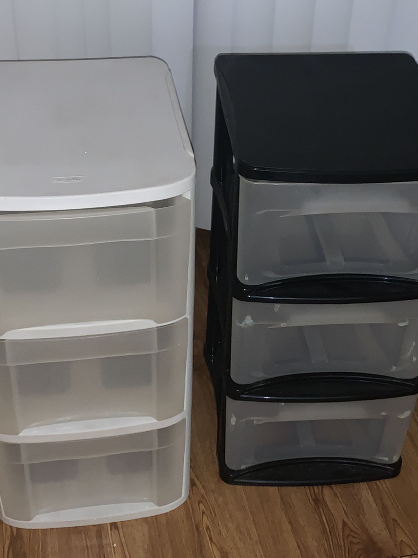 plastic drawers