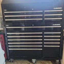 Husky 52-inch 18-Drawer Tool Chest and Cabinet Set
