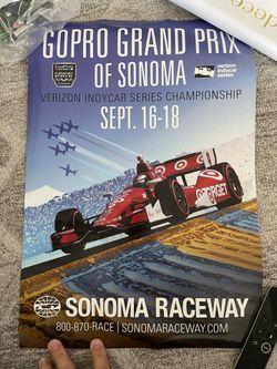 INDYCAR RACING POSTER SONOMA SCOTT DIXON