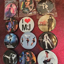 RARE Collectible Michael Jackson Pins