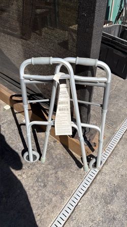 PremierPro Folding Walker with Wheels