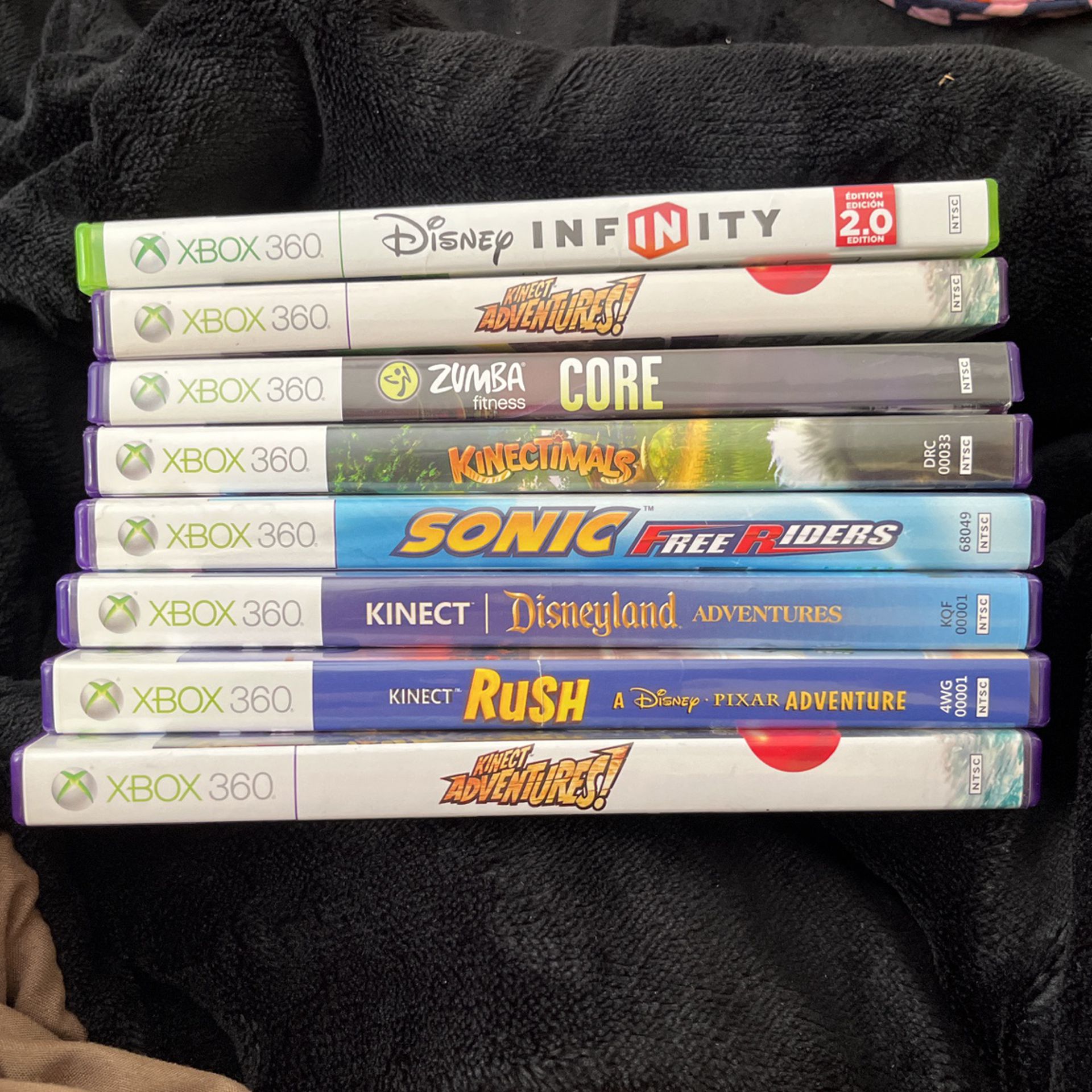 XBOX 360 KINECT GAMES