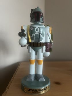 LIKE NEW! Star Wars Boba Fett Nutcracker