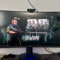 32" Dell curved gaming monitor