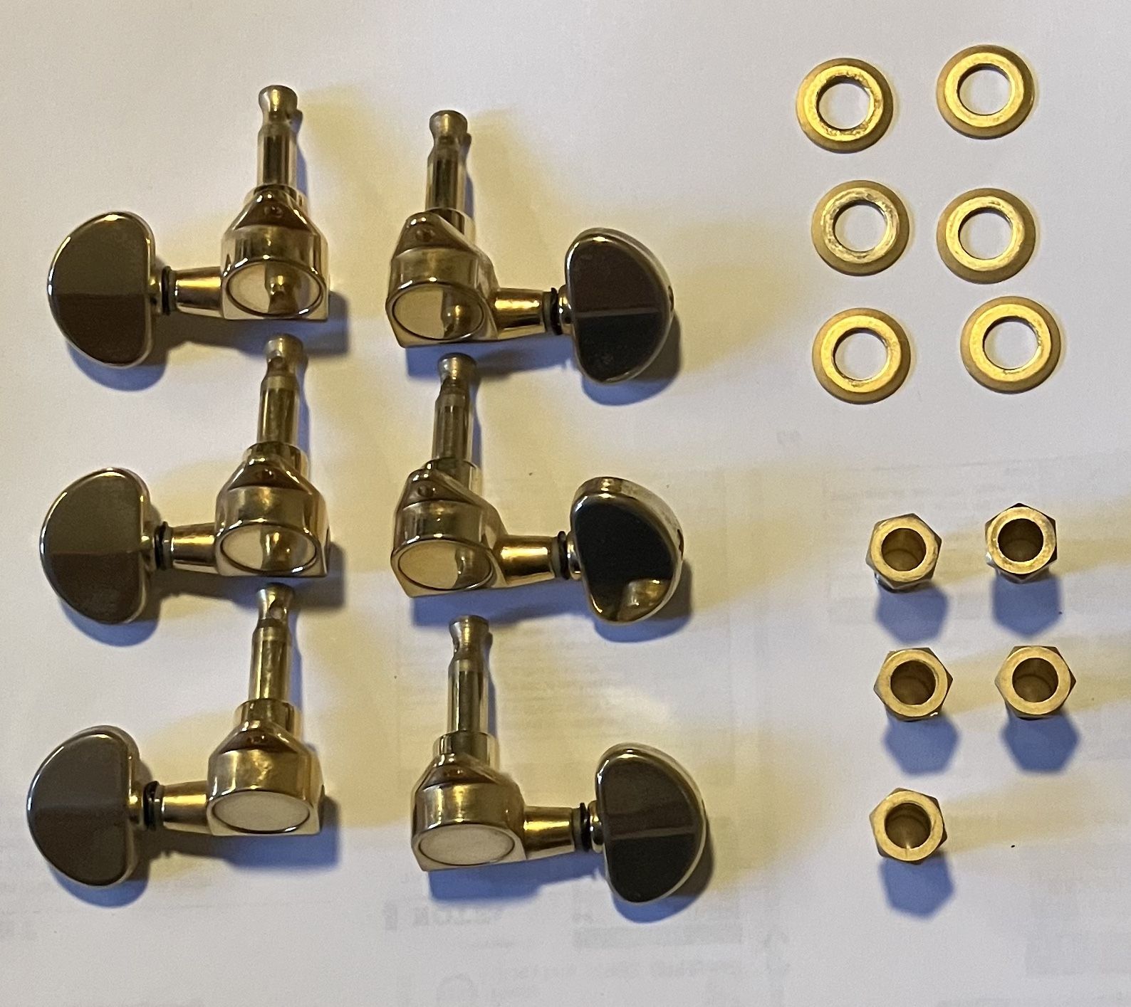 Guitar Tuners Gold Finish Generic