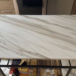 Kitchen Island with Many Shelves For Storage 