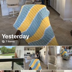 Chunky Chanel hand net blankets